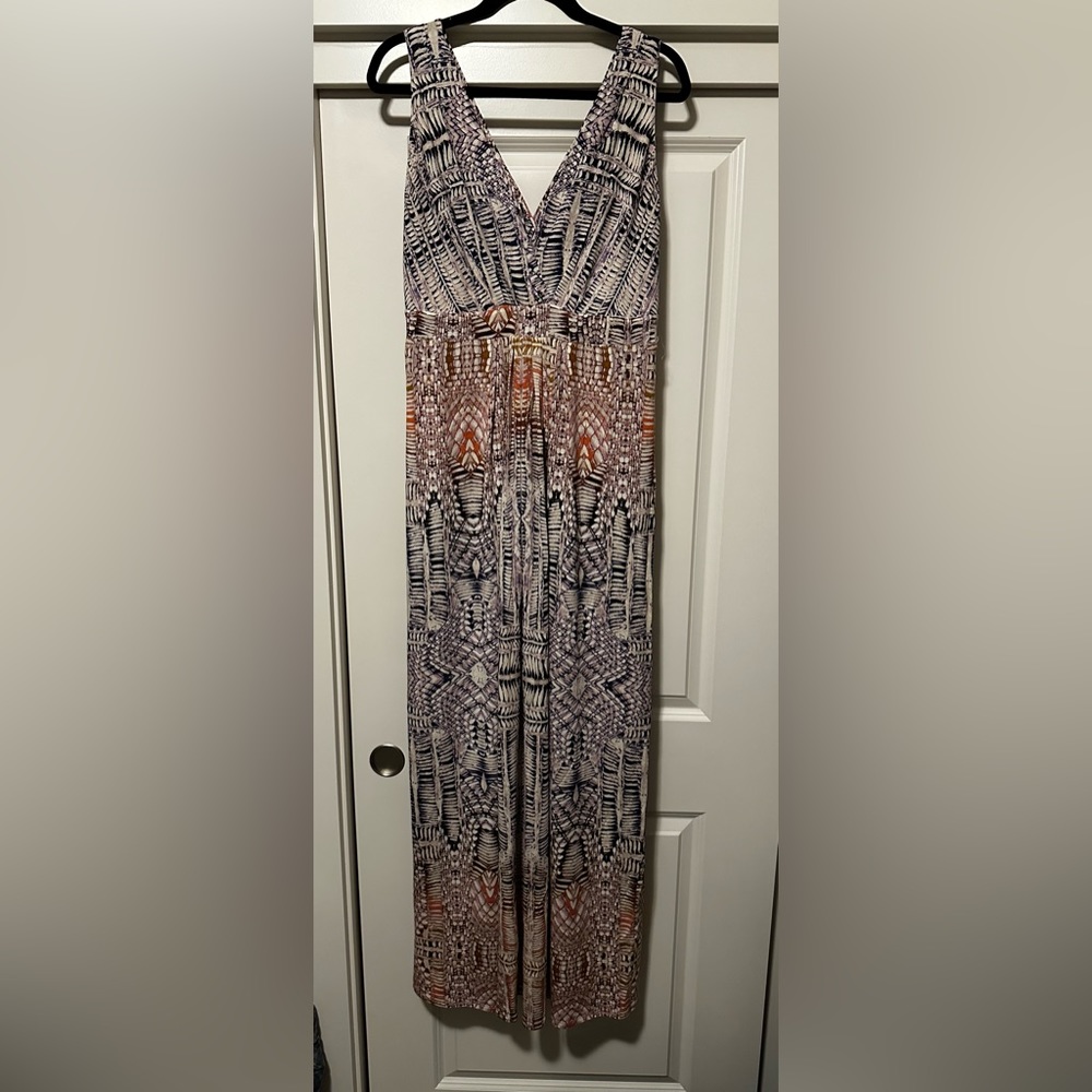 Beautiful multi color maxi dress